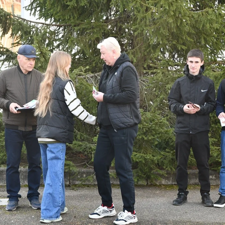 Вручение знаков отличия ГТО