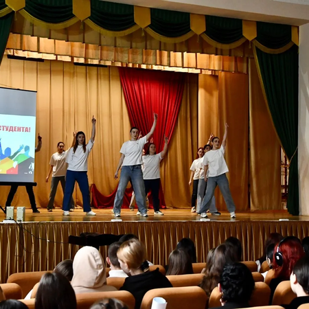 Праздничный концерт в честь Дня российского студенчества в Апшеронском лесхоз-техникуме