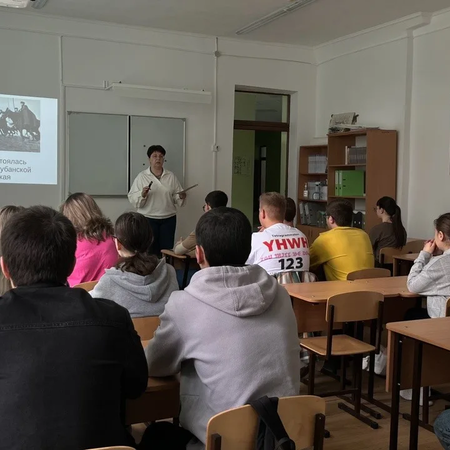 Урок Мужества, посвященный значимой роли казачества в истории Великой Отечественной войны