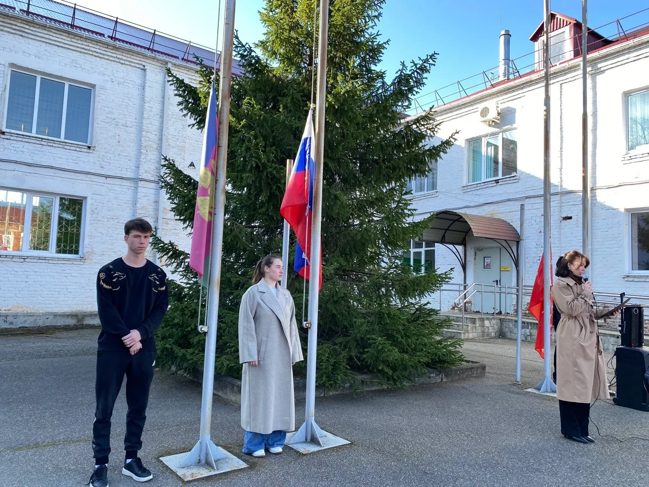 ​Еженедельная линейка в Апшеронском лесхоз-техникуме